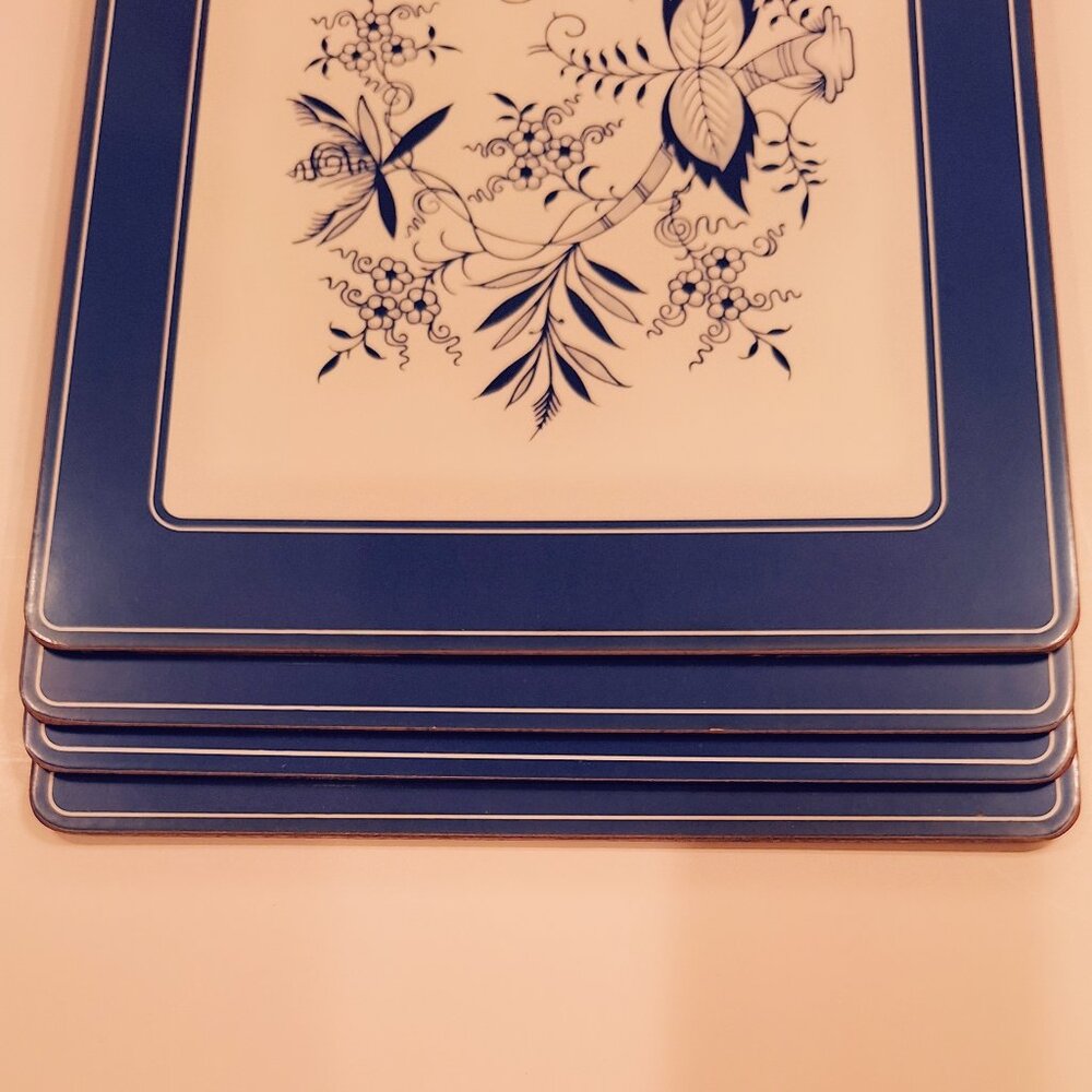 Blue Onion Cork Placemats 4 - Picture 4 of 9